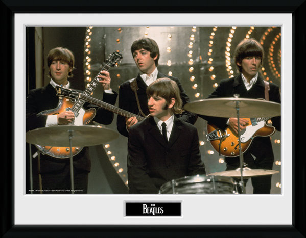 Framed poster The Beatles - Live