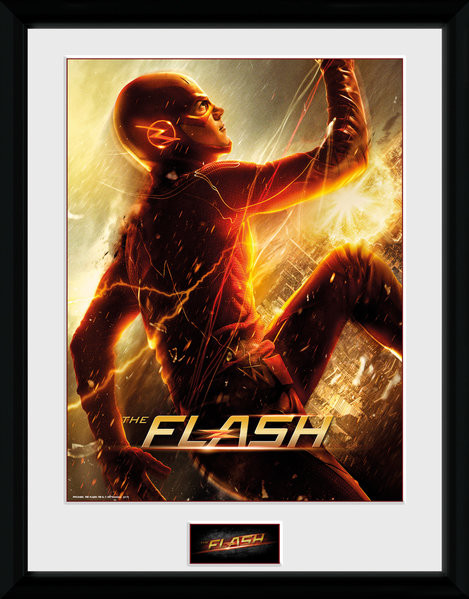 Framed poster The Flash - Run