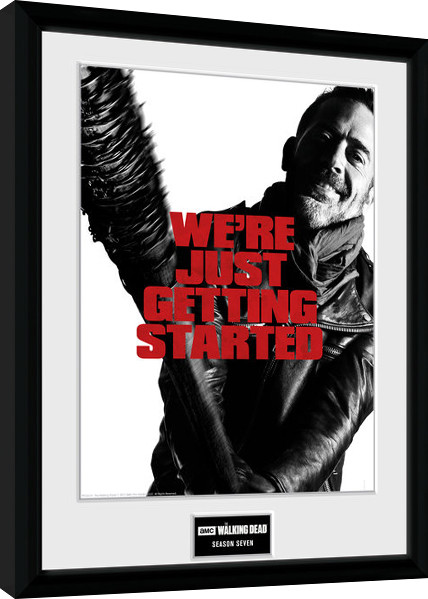 Framed poster The Walking Dead - Season 7