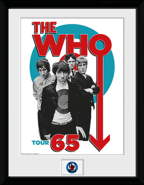 Framed poster The Who - Tour 65
