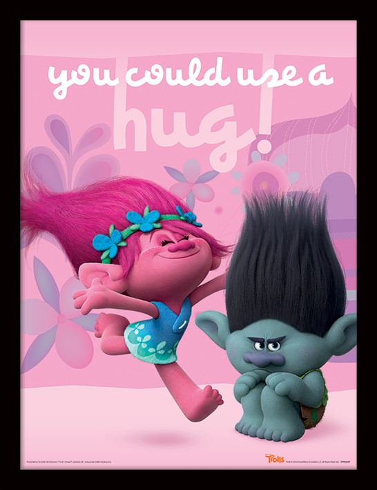 Trolls - Poppy Framed poster