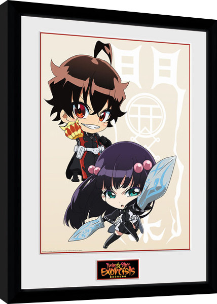 Twin Star Exorcists Chibi Framed Poster Buy At Europosters