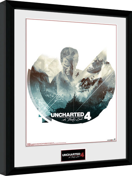 Framed poster Uncharted 4 - Boats