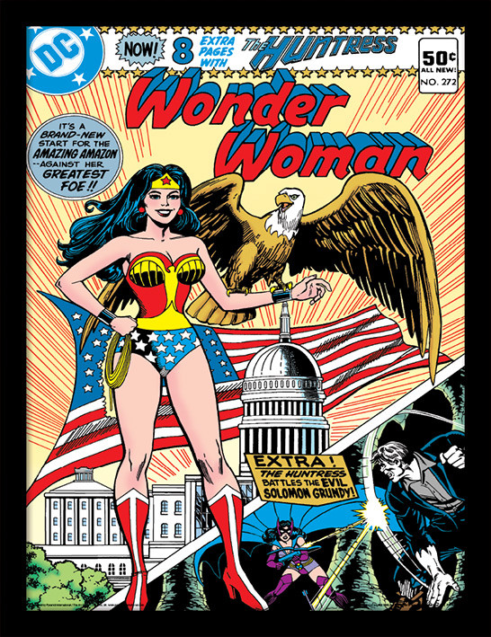 Framed poster Wonder Woman - Eagle