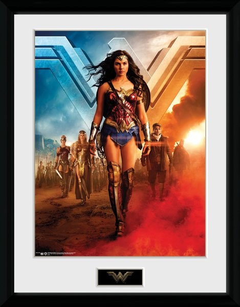 Framed poster Wonder Woman Movie - Group