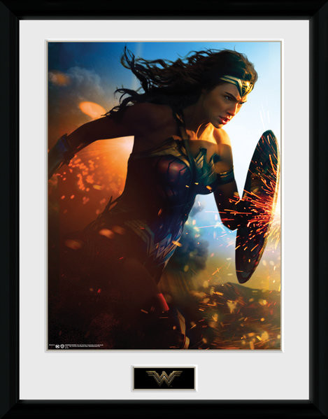 Framed poster Wonder Woman - Run
