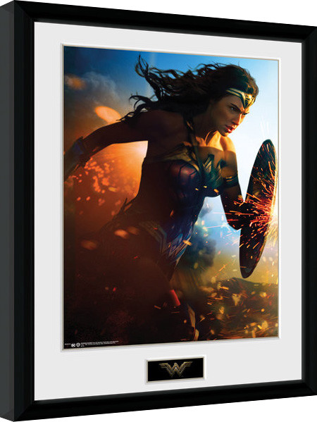 Framed poster Wonder Woman - Run