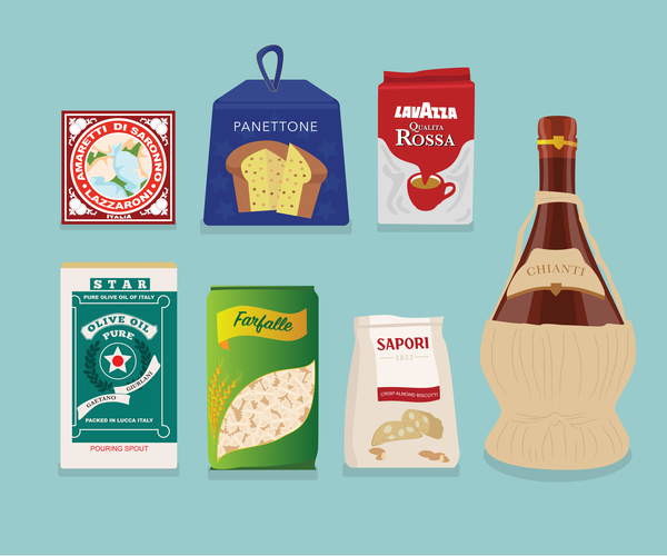 Slika na platnu Italian Deli