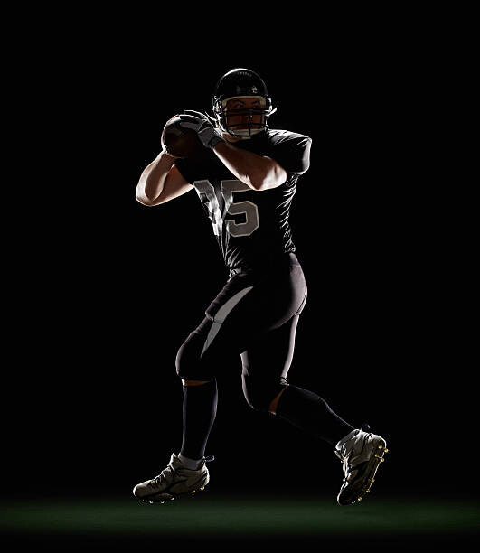 Slika na platnu Quarterback in Three-Step Drop position
