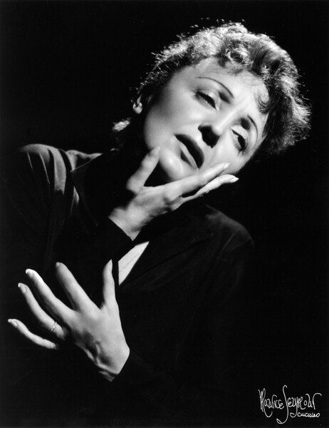 Slika na platnu Edith Piaf, photographed on 5 September 1955