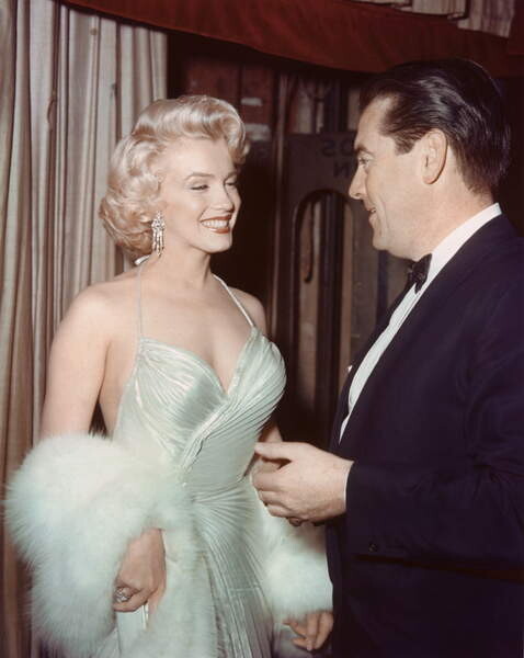 Slika na platnu MARILYN MONROE, 1953 California USA Hollywood Party, 1953
