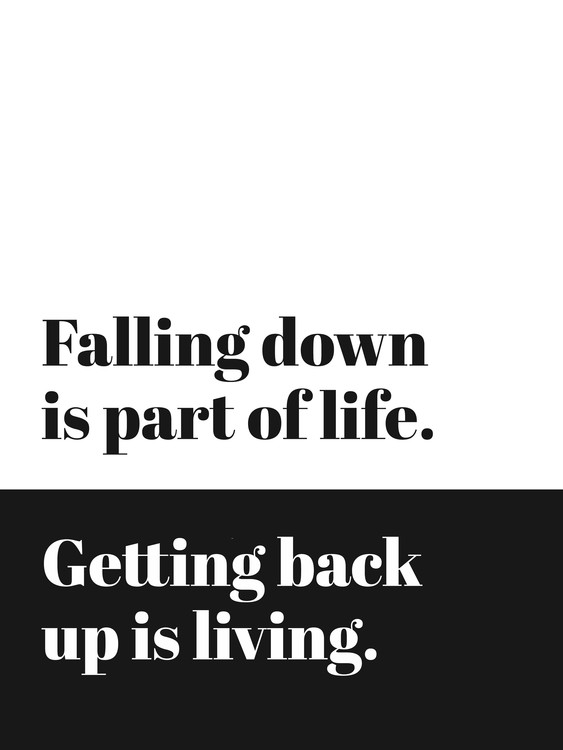 Illustration fallingdownispartoflife