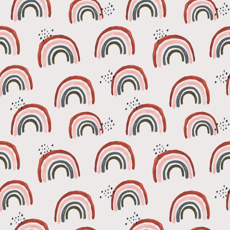 Illustration Rainbows repeat