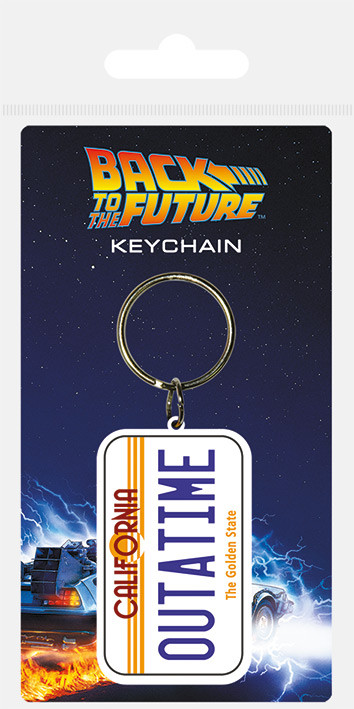 Porta-chaves Back To The Future - License Plate