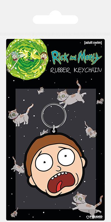 Porta-chaves Rick and Morty - Morty Terrified Face