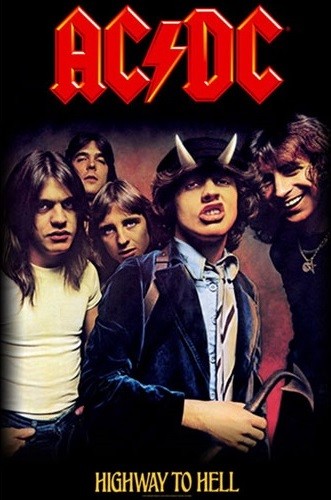 Poster de Têxteis AC/DC – Highway To Hell