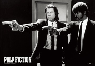 Pulp fiction - guns 3D Poster, 3D Print | EuroPosters