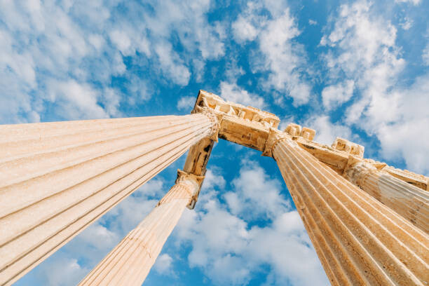 Poster Ancient city of Side, Manavgat, Antalya, Turkey.