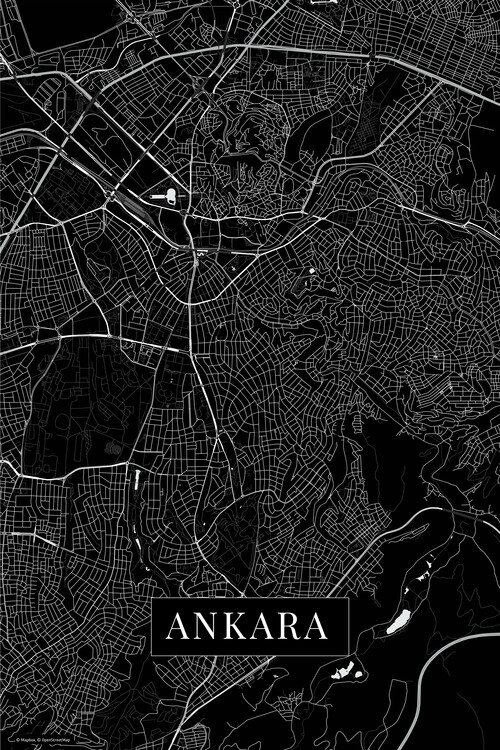 Poster Ankara black