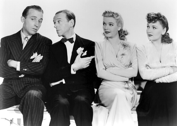 Poster Bing Crosby, Fred Astaire, Virginia Dale And Majorie Reynolds.