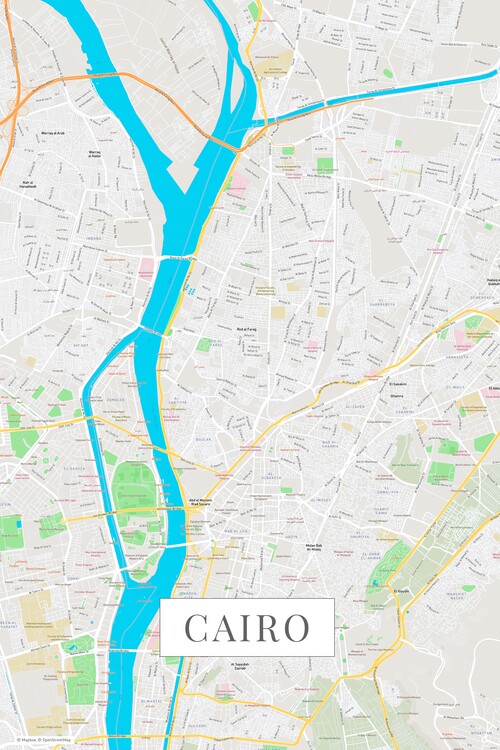 Poster Cairo color