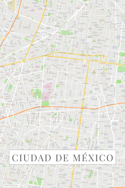 Poster Ciudad de México color