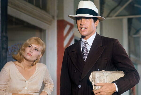 Poster Faye Dunaway and Warren Beatty