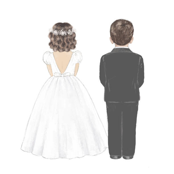 Poster Girl and boy on their First