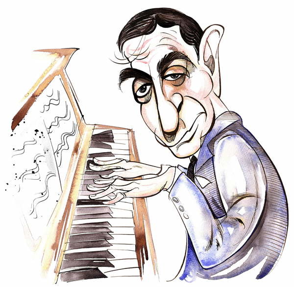 Poster Irving Berlin - caricature