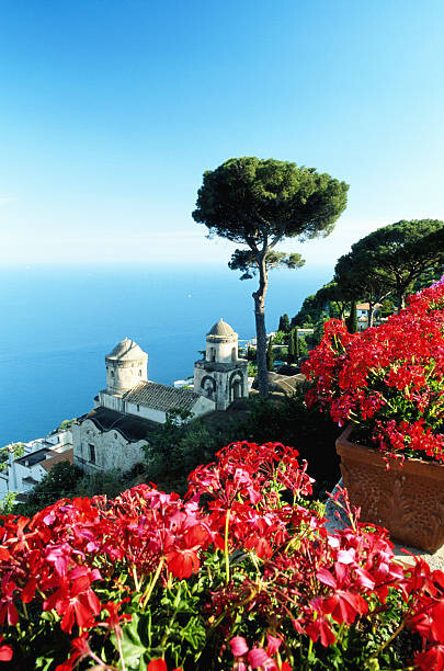 Poster Italy, Amalfi Coast, view of Annunziata