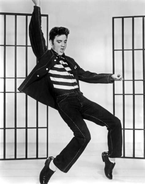 Poster 'Jailhouse Rock' de RichardThorpe avec Elvis Presley 1957