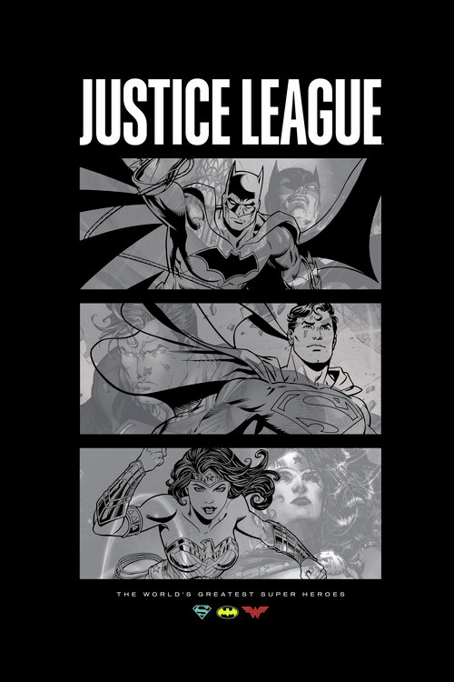 Poster Justice League - Greatest super heroes
