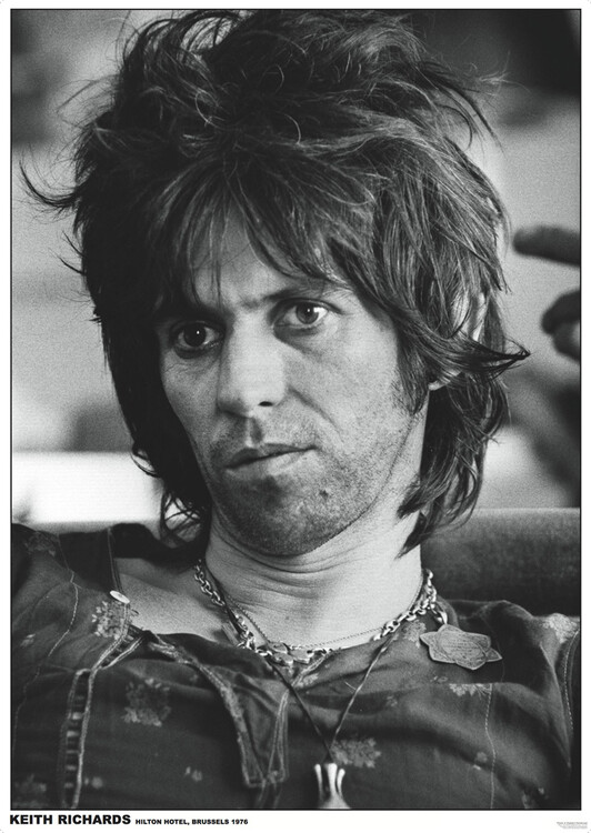 Poster Keith Richards - Hilton