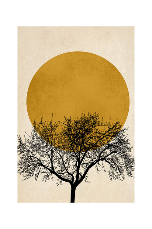 Poster Kubistika - Winter morning