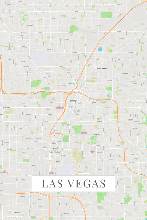 Poster Las Vegas color