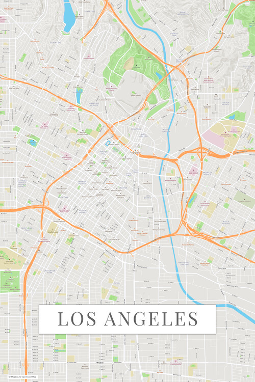 Poster Los Angeles color