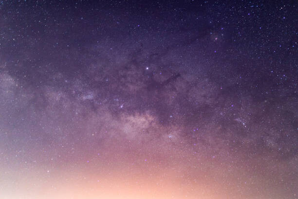Poster Milky way galaxy has stars and