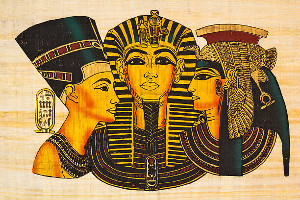Poster "Nefertiti, Tutankhamun,  and Cleopatra "