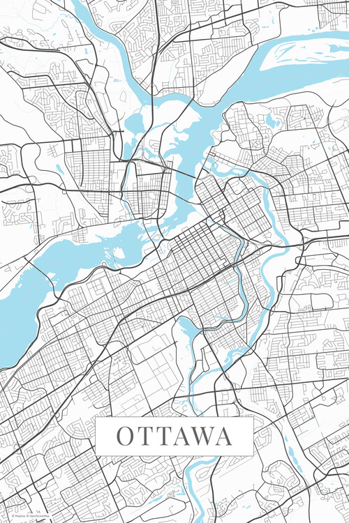 Poster Ottawa white