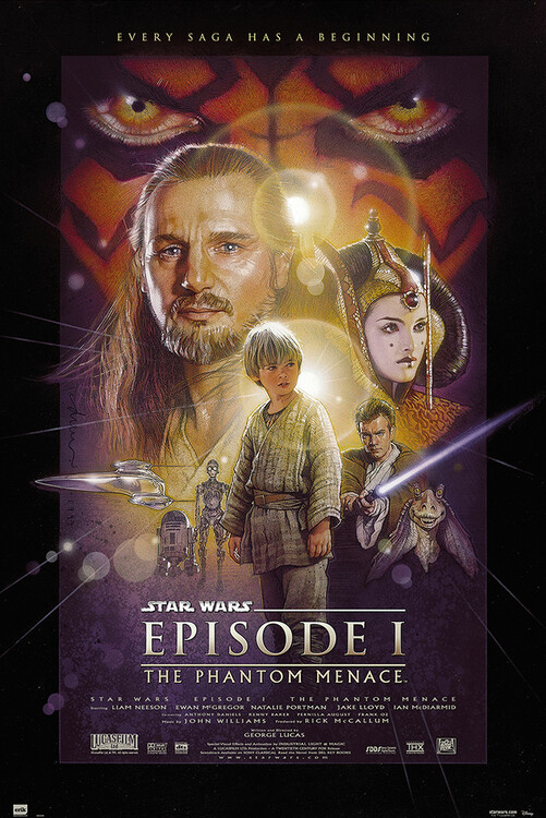 Poster Star Wars Episode 1: The Phantom Menace