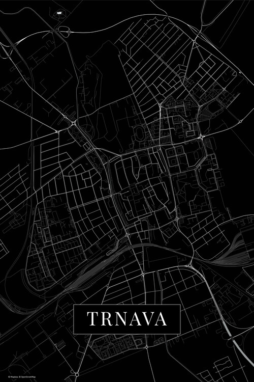 Poster Trnava black