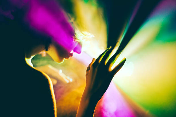 Poster A futuristic woman exploring outer space