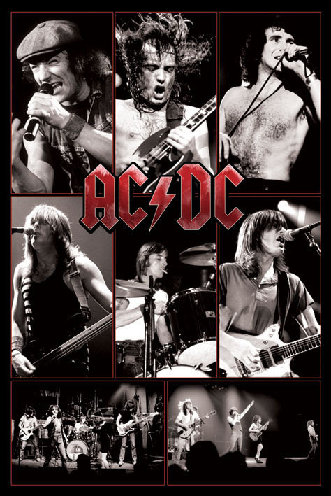 Poster AC/DC - live