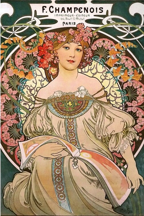 Poster Alfons Mucha - F. Champenois