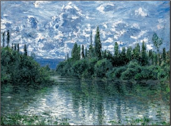 Arm of the Seine near Vetheuil Art Print