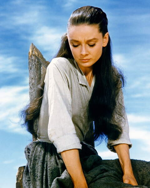 Poster Audrey Hepburn, The Un Forgiven 1960 Directed By John Huston