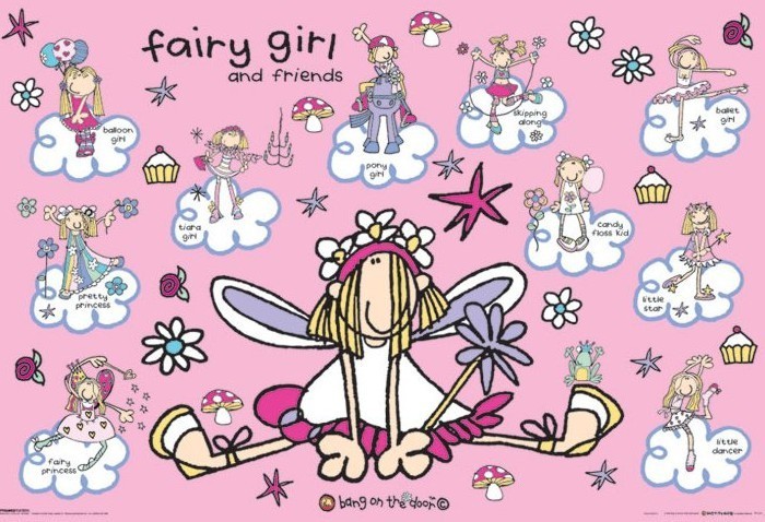 Poster Bang on the door - fairy girl