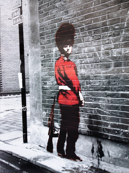 Banksy Street Art - Queens Guard Poster | Sold at Europosters