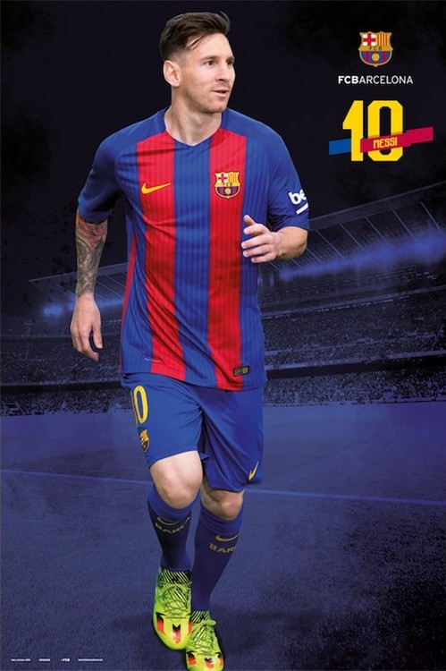 Barcelona 2016/2017 - Lionel Messi Poster | Sold at ...