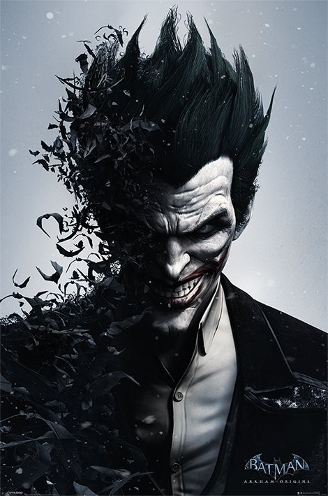 Poster BATMAN ARKHAM ORIGINS - joker